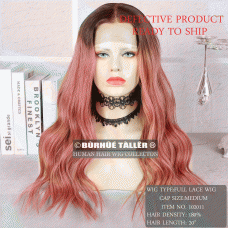 180%Density 20inch  full lace ombre  Human Hair Wig  only one ready to ship (Medium Cap Size）